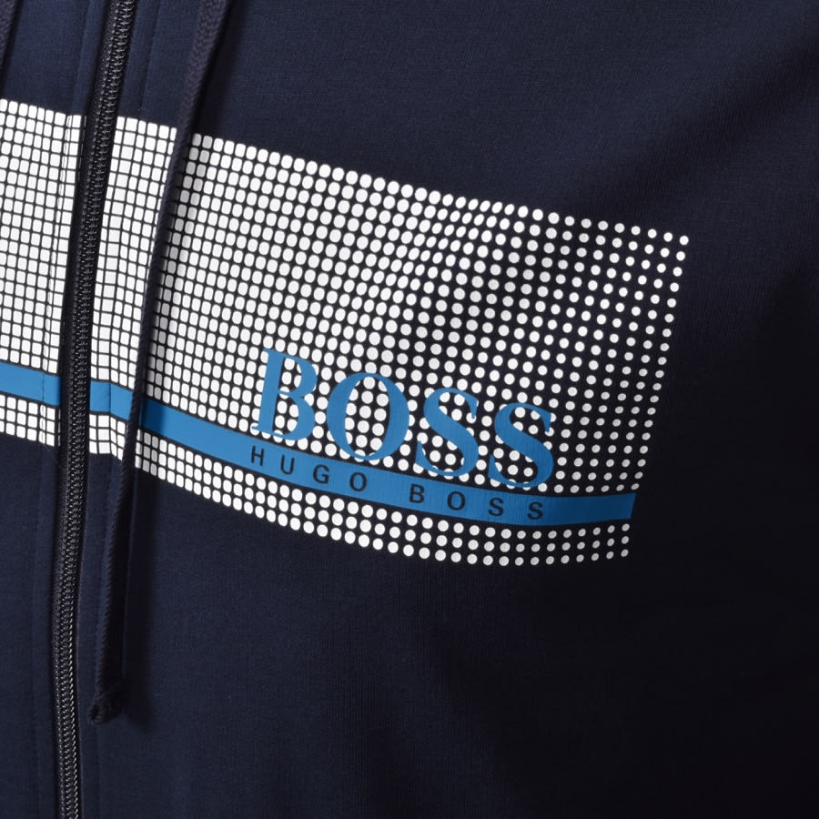 Alternative Image for ProductBOSS Bodywear Authentic Full Zip Hoodie Blue3